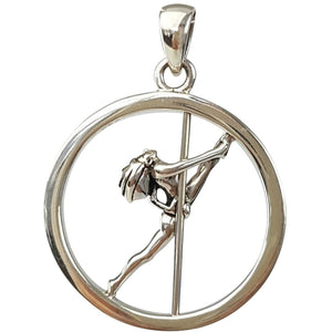 Pole Dance Pendant - Vertical Split